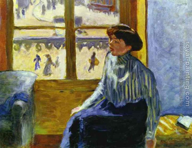 Pierre Bonnard : Young Woman Before the Window